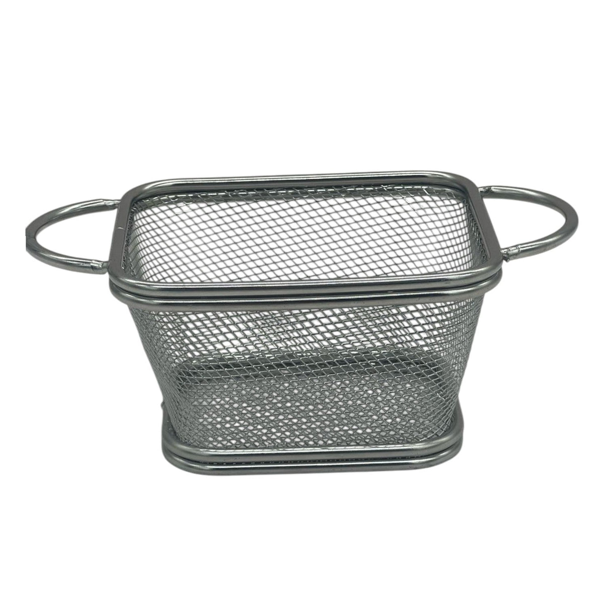 AKDC Stainless Steel Small Fryer Basket with Ear Handle - 10cmX9cmX6cm - Steel - Al Kabayel Discount CentreAKDC Stainless Steel Small Fryer Basket with Ear Handle - 10cmX9cmX6cm - SteelKitchen Utensils & GadgetsAKDCAl Kabayel Discount Centre
