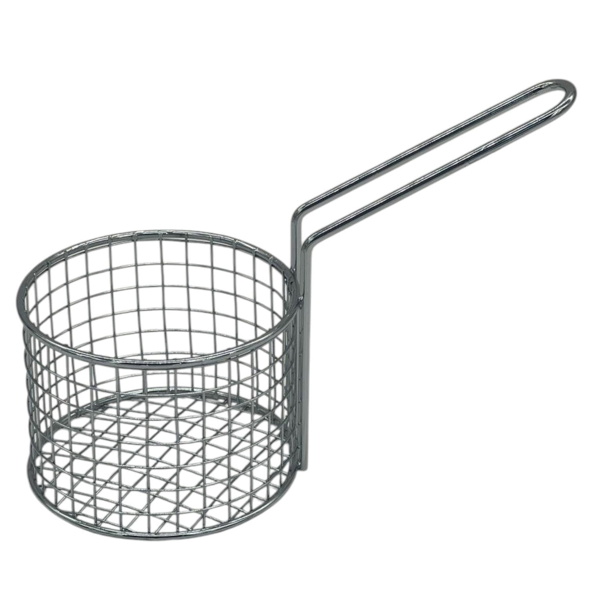 AKDC Stainless Steel Small Round Fry Basket with Handle - 10cmX7cm - Steel - Al Kabayel Discount CentreAKDC Stainless Steel Small Round Fry Basket with Handle - 10cmX7cm - SteelKitchen Utensils & GadgetsAKDCAl Kabayel Discount Centre