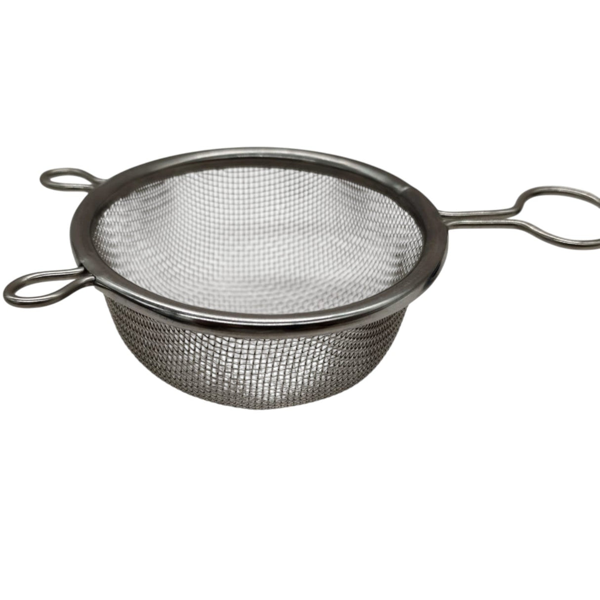 AKDC Stainless Steel Small Strainer With Plastic Handle Fine Mesh Strainer, Mini Cocktail Strainer For Cocktails Tea Herbs Coffee & Drinks, Tea Strainer with Handle Rust Proof - 8cmX25cm - Blue&Steel - Al Kabayel Discount CentreAKDC Stainless Steel Small Strainer With Plastic Handle Fine Mesh Strainer, Mini Cocktail Strainer For Cocktails Tea Herbs Coffee & Drinks, Tea Strainer with Handle Rust Proof - 8cmX25cm - Blue&SteelKitchen Utensils & GadgetsAKDCAl Kabayel Discount Centre