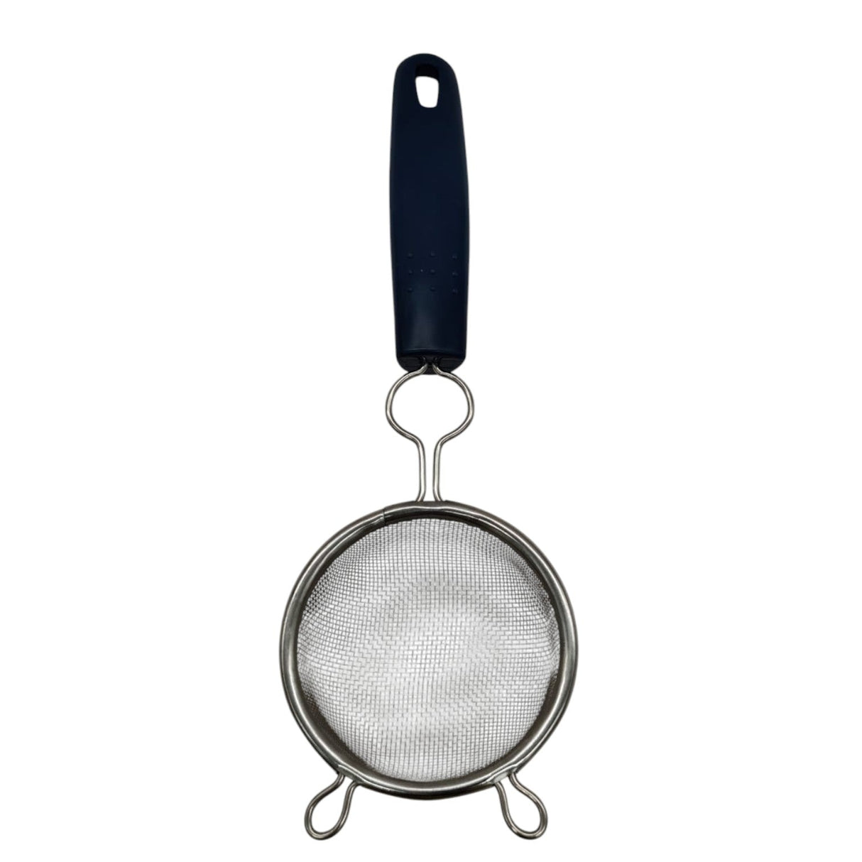 AKDC Stainless Steel Small Strainer With Plastic Handle Fine Mesh Strainer, Mini Cocktail Strainer For Cocktails Tea Herbs Coffee & Drinks, Tea Strainer with Handle Rust Proof - 8cmX25cm - Blue&Steel - Al Kabayel Discount CentreAKDC Stainless Steel Small Strainer With Plastic Handle Fine Mesh Strainer, Mini Cocktail Strainer For Cocktails Tea Herbs Coffee & Drinks, Tea Strainer with Handle Rust Proof - 8cmX25cm - Blue&SteelKitchen Utensils & GadgetsAKDCAl Kabayel Discount Centre