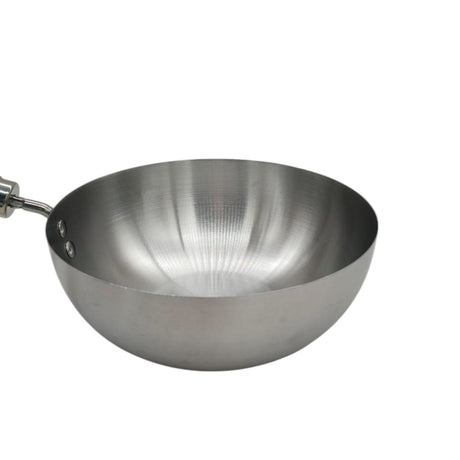AKDC Stainless Steel Wok Pan Stir Fry Pan Deep Frying Wok Frying Skillet with Wooden Handle - 1.5 Liter - 37cm - Al Kabayel Discount CentreAKDC Stainless Steel Wok Pan Stir Fry Pan Deep Frying Wok Frying Skillet with Wooden Handle - 1.5 Liter - 37cmFrying Pans & SkilletsAKDCAl Kabayel Discount Centre