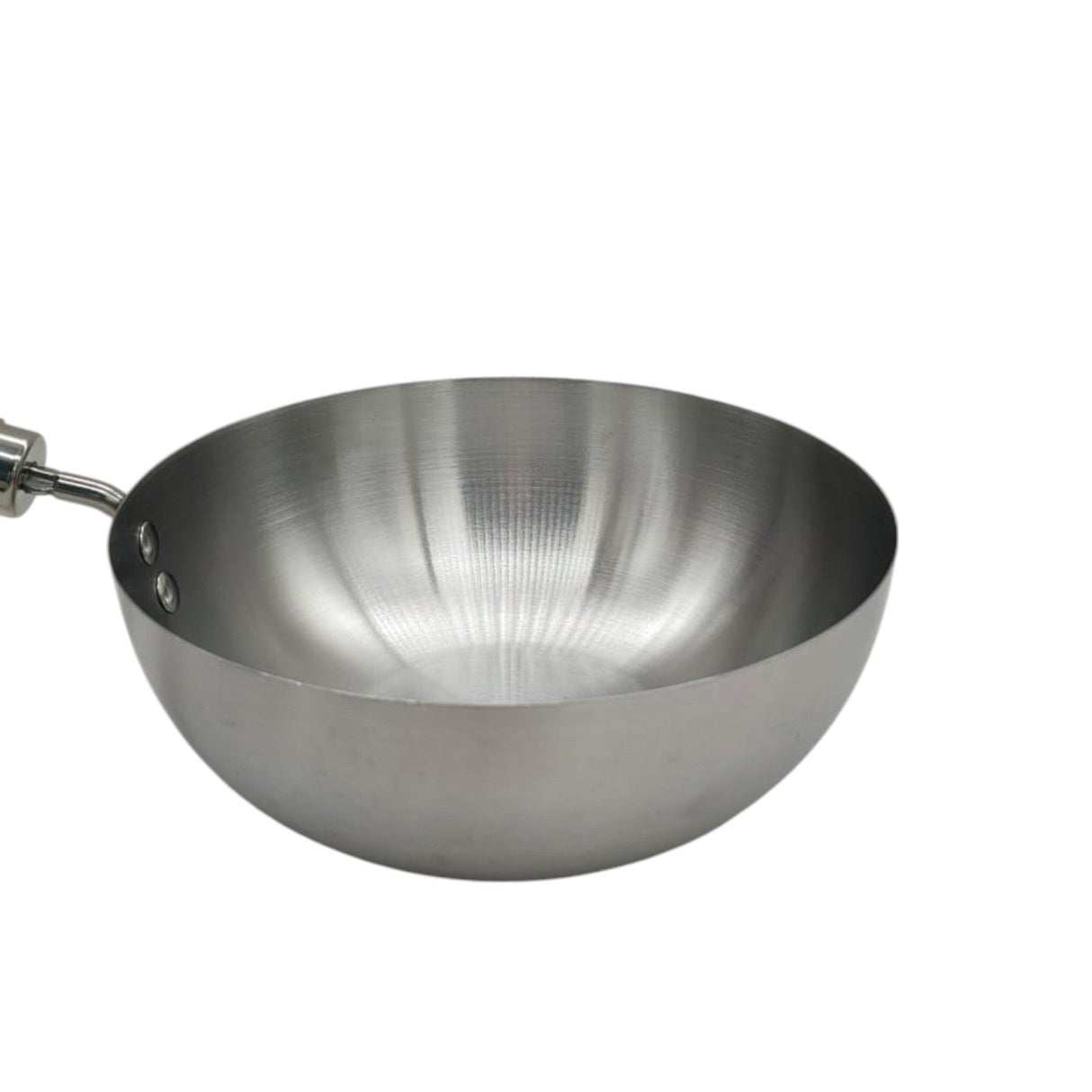 AKDC Stainless Steel Wok Pan Stir Fry Pan Deep Frying Wok Frying Skillet with Wooden Handle - 1.8 Liter - 39cm - Al Kabayel Discount CentreAKDC Stainless Steel Wok Pan Stir Fry Pan Deep Frying Wok Frying Skillet with Wooden Handle - 1.8 Liter - 39cmFrying Pans & SkilletsAKDCAl Kabayel Discount Centre