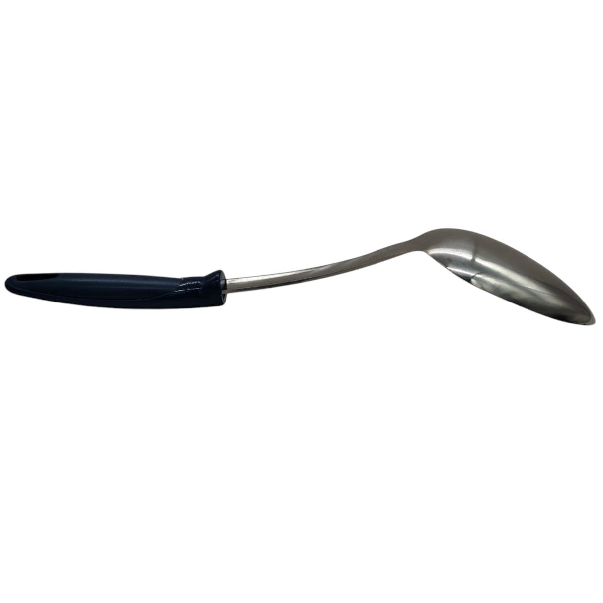 AKDC Stainlessteel Serving Spoon With Plastic Handle - 33cmX7cm - Blue&Steel - Al Kabayel Discount CentreAKDC Stainlessteel Serving Spoon With Plastic Handle - 33cmX7cm - Blue&SteelCookware AccessoriesAKDCAl Kabayel Discount Centre