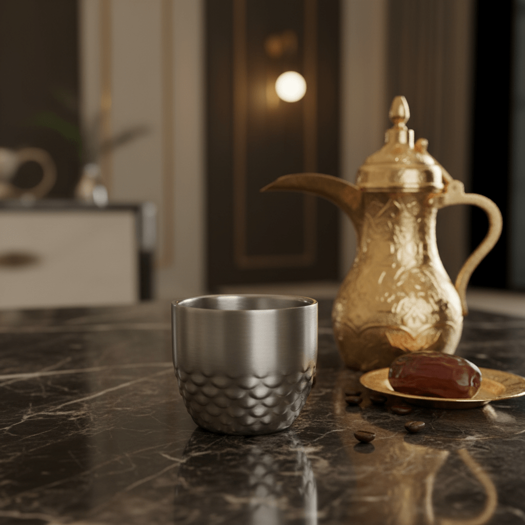 AKDC Steel Double Wall Cup - 100ml - Silver - Al Kabayel Discount CentreAKDC Steel Double Wall Cup - 100ml - SilverTea CupsAKDCAl Kabayel Discount Centre