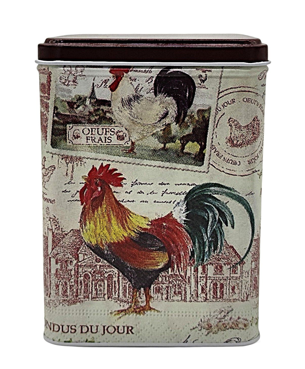 AKDC Stylish Metal Canister – 14.5×10.5 cm, Distinctive Patterned Design - Al Kabayel Discount CentreAKDC Stylish Metal Canister – 14.5×10.5 cm, Distinctive Patterned DesignJars & Food SaversAKDCAl Kabayel Discount Centre