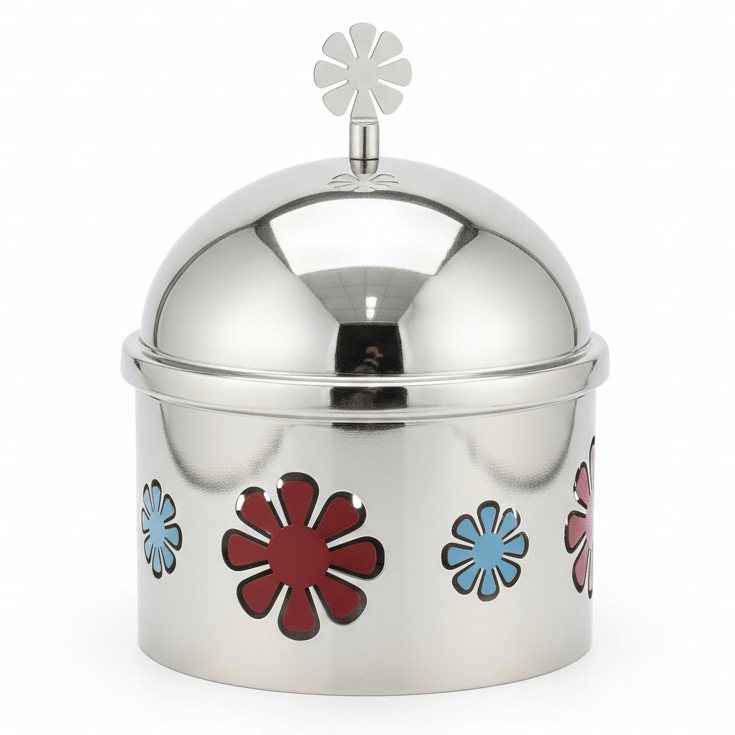 AKDC Stylish Round Metal Dates Container 20×12 cm Elegant Storage Bowl for Dates & Dry Fruits - Al Kabayel Discount CentreAKDC Stylish Round Metal Dates Container 20×12 cm Elegant Storage Bowl for Dates & Dry FruitsBowlsAKDCAl Kabayel Discount Centre