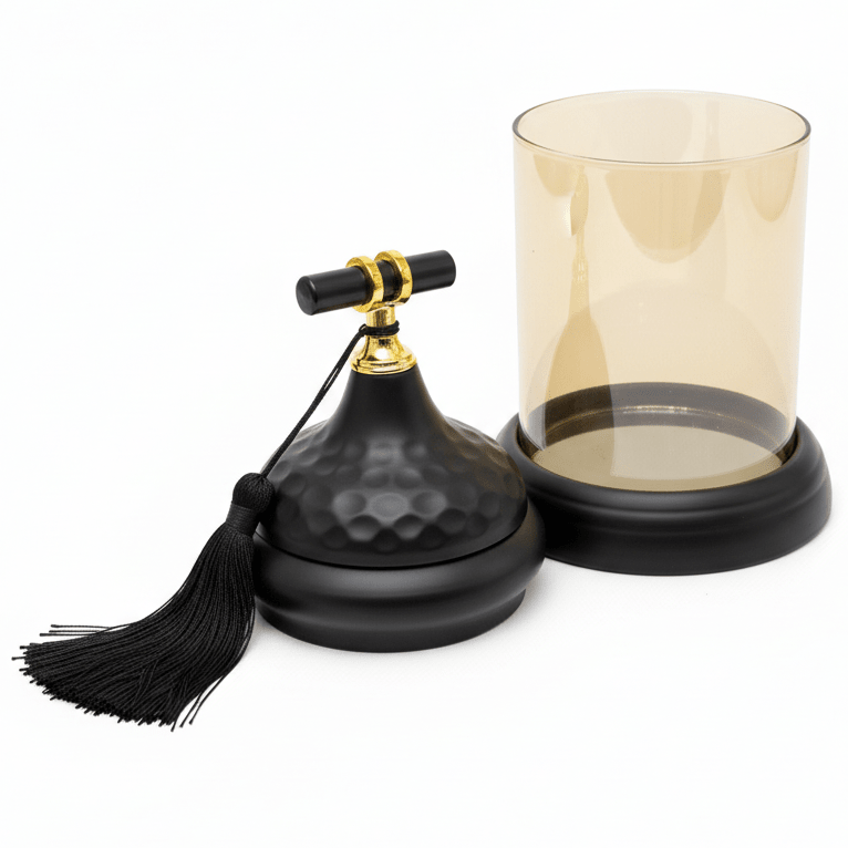 AKDC Tall Glass Kitchen Storage Canister with Matte Black Metal Cover – Contemporary Airtight Style Jar for Pasta, Rice, Lentils and Cereals, Premium Home Organization, Size 25 × 13 cm - Al Kabayel Discount CentreAKDC Tall Glass Kitchen Storage Canister with Matte Black Metal Cover – Contemporary Airtight Style Jar for Pasta, Rice, Lentils and Cereals, Premium Home Organization, Size 25 × 13 cmJars & Food SaversAKDCAl Kabayel Discount Centre