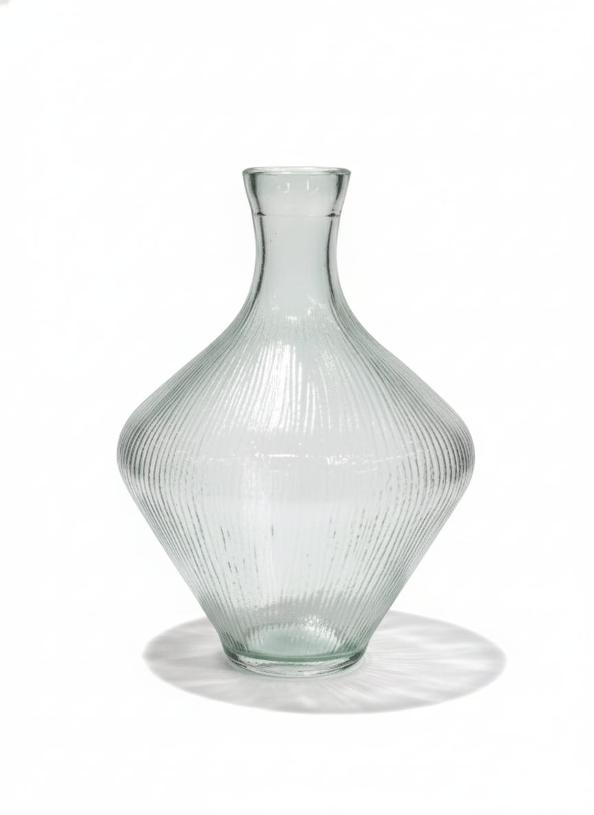 AKDC Tall Transparent Glass Vase – 27 cm Minimalist Decorative Accent - Al Kabayel Discount CentreAKDC Tall Transparent Glass Vase – 27 cm Minimalist Decorative AccentFlower/Plant PotsAKDCAl Kabayel Discount Centre