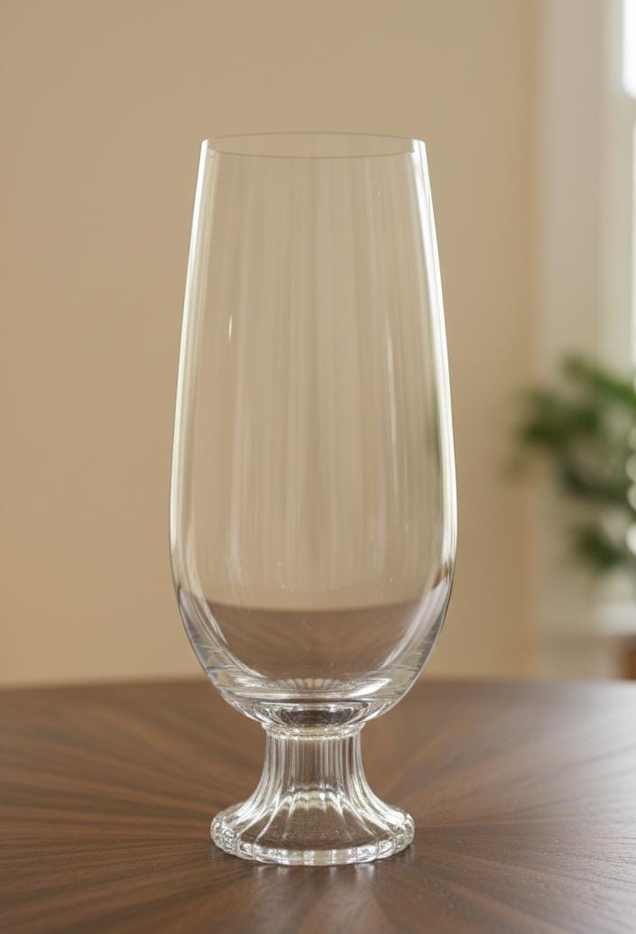 AKDC Tall Transparent Glass Vase – 35 cm Premium Floral Arrangement Vase - Al Kabayel Discount CentreAKDC Tall Transparent Glass Vase – 35 cm Premium Floral Arrangement VaseFlower/Plant PotsAKDCAl Kabayel Discount Centre