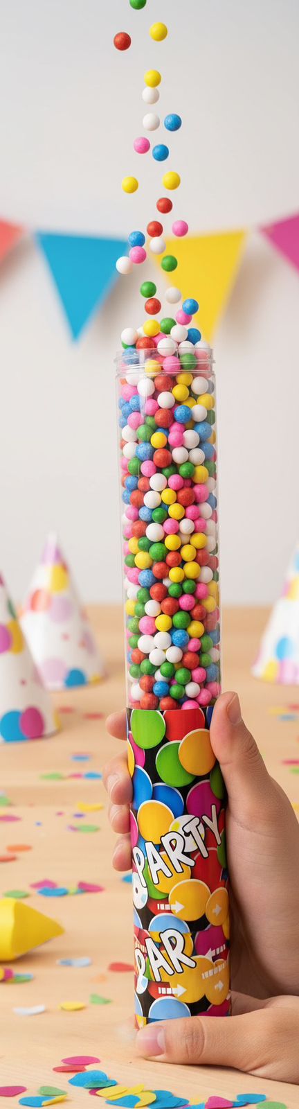 AKDC Thermo Balls Party Popper 38cm - Al Kabayel Discount CentreAKDC Thermo Balls Party Popper 38cmParty SuppliesAKDCAl Kabayel Discount Centre