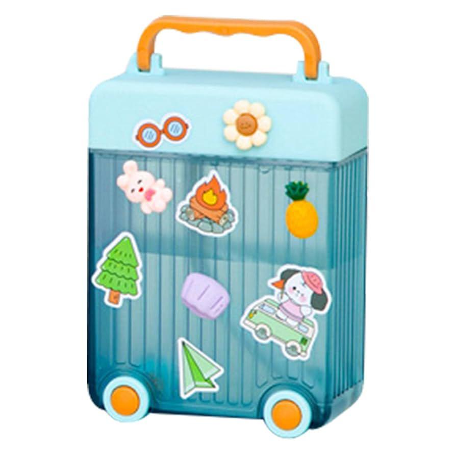 AKDC Transparent Plastic Water Bottle 450ml with Stickers, Trolly Design, Blue/Orange - Al Kabayel Discount CentreAKDC Transparent Plastic Water Bottle 450ml with Stickers, Trolly Design, Blue/OrangeWater BottlesAKDCAl Kabayel Discount Centre