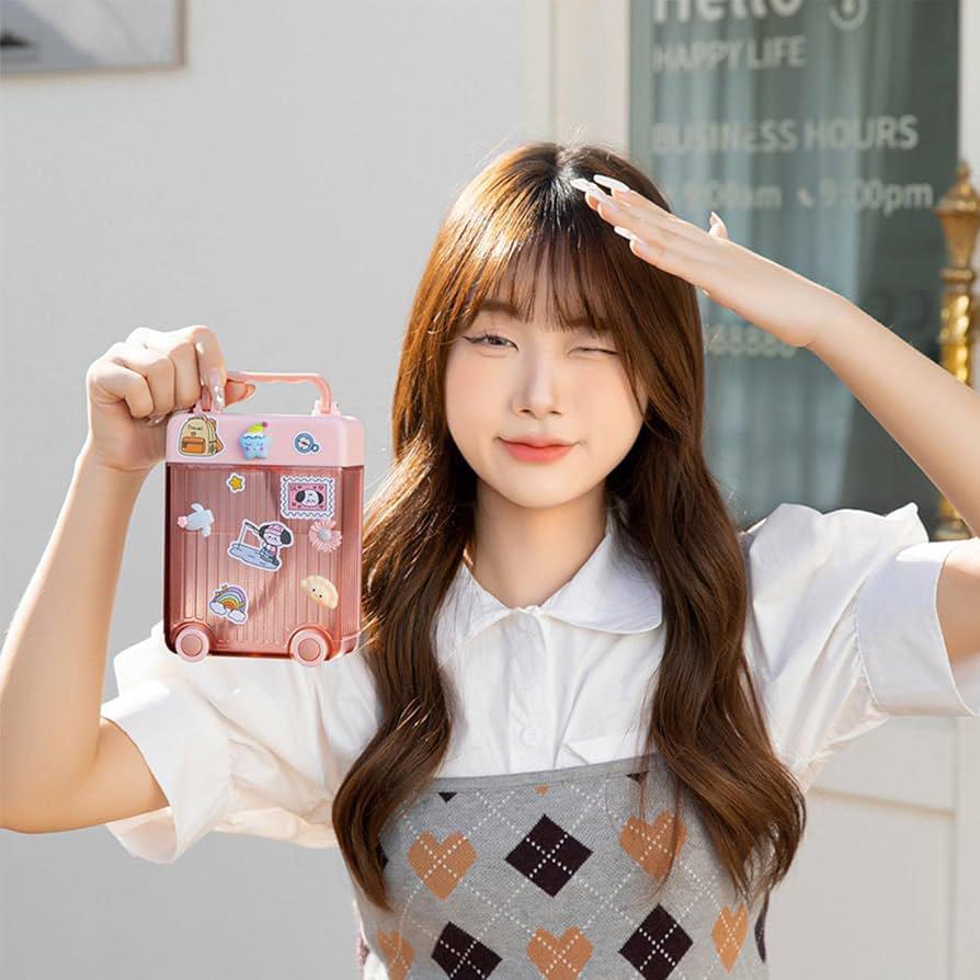 AKDC Transparent Plastic Water Bottle 450ml with Stickers, Trolly Design, Pink - Al Kabayel Discount CentreAKDC Transparent Plastic Water Bottle 450ml with Stickers, Trolly Design, PinkWater BottlesAKDCAl Kabayel Discount Centre