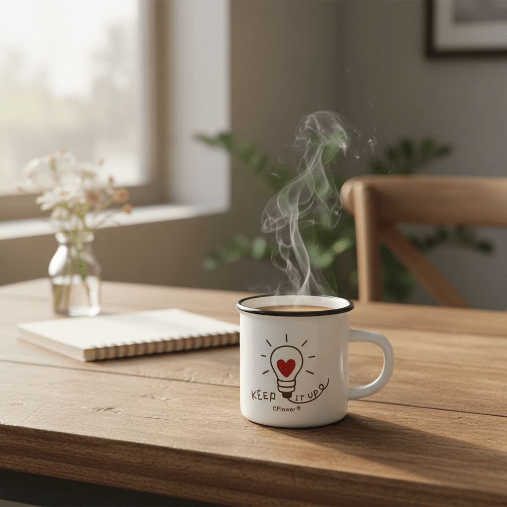 AKDC White Porcelain Mug with Unique Pattern and Black Rim for Premium Look – 80ml - Al Kabayel Discount CentreAKDC White Porcelain Mug with Unique Pattern and Black Rim for Premium Look – 80mlMugsAKDCAl Kabayel Discount Centre