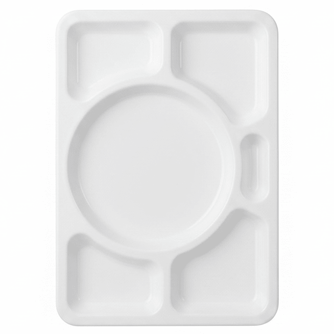 AKDC White Rectangular Melamine 6 Portion Serving Plate 38 × 28 cm Food Grade Partition Plate for Buffet Hotel and Home Dining - Al Kabayel Discount CentreAKDC White Rectangular Melamine 6 Portion Serving Plate 38 × 28 cm Food Grade Partition Plate for Buffet Hotel and Home DiningPlatesAKDCAl Kabayel Discount Centre