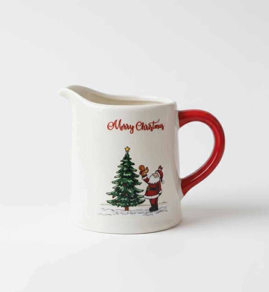 AKDC White & Red Ceramic Christmas Teapot 600 ml – Merry Christmas Themed Holiday Teapot - Al Kabayel Discount CentreAKDC White & Red Ceramic Christmas Teapot 600 ml – Merry Christmas Themed Holiday TeapotTea/Coffee PotsAKDCAl Kabayel Discount Centre