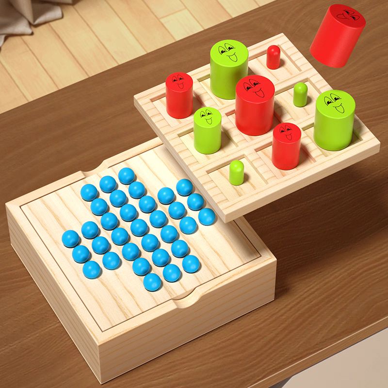 AKDC Wooden 2 - in - 1 Chess Game Playset, Improve Coordination Ability - Al Kabayel Discount CentreAKDC Wooden 2 - in - 1 Chess Game Playset, Improve Coordination AbilityBoard GamesAKDCAl Kabayel Discount Centre