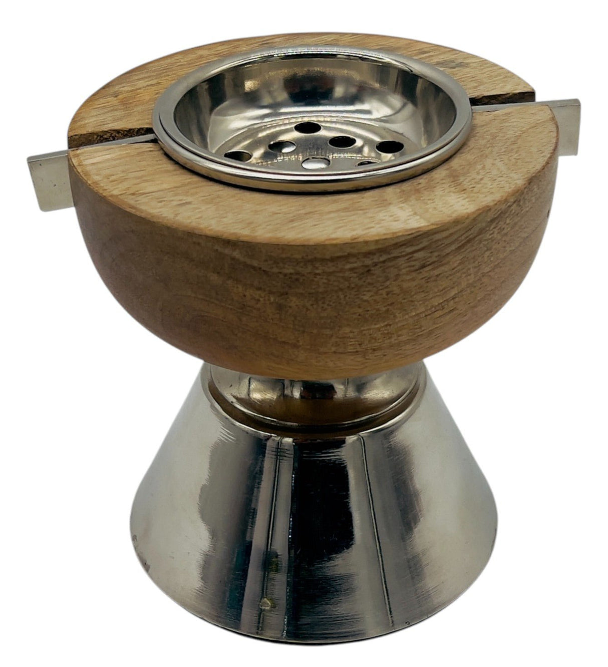 AKDC Wooden and Metal Incense Burner 10cm*10cm, Silver, BD32105S - Al Kabayel Discount CentreAKDC Wooden and Metal Incense Burner 10cm*10cm, Silver, BD32105SHome Décor AccentsAKDCAl Kabayel Discount Centre
