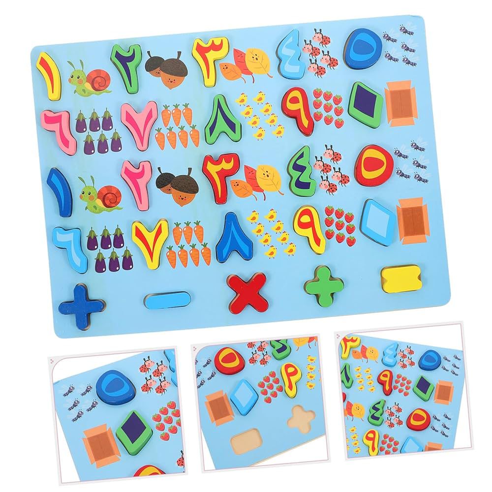 AKDC Wooden Arabic Numeric Puzzle Set, Multicolor - Al Kabayel Discount CentreAKDC Wooden Arabic Numeric Puzzle Set, MulticolorEducational ToysAKDCAl Kabayel Discount Centre