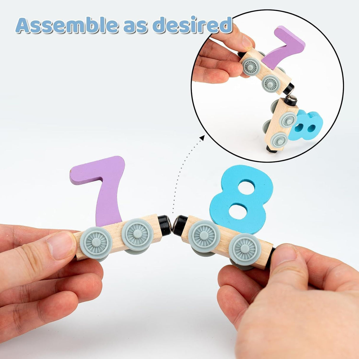 AKDC Wooden Digital Train Playset, Magnetic Connection, Multicolor - Al Kabayel Discount CentreAKDC Wooden Digital Train Playset, Magnetic Connection, MulticolorEducational ToysAKDCAl Kabayel Discount Centre