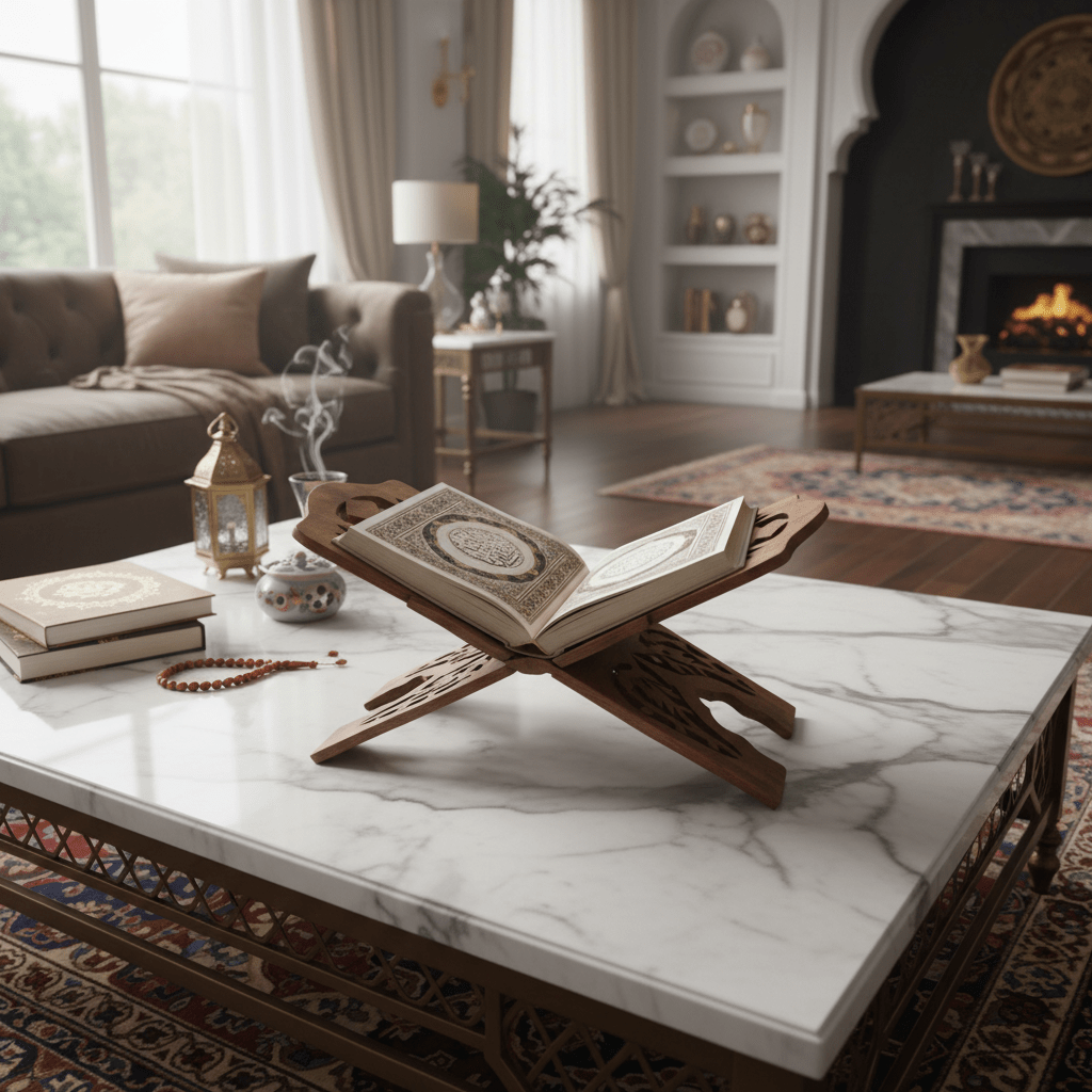 Lifestyle product shot in home setting