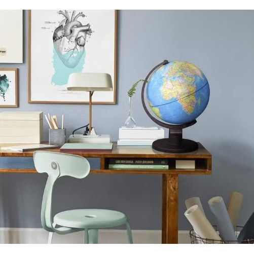 AKDC World Globe Educational Political Map Swivel Rotating Desk Top Globe - Geography Learning Home School Office Decoration - Diameter 25Cm - Al Kabayel Discount CentreAKDC World Globe Educational Political Map Swivel Rotating Desk Top Globe - Geography Learning Home School Office Decoration - Diameter 25CmEducational ToysAKDCAl Kabayel Discount Centre