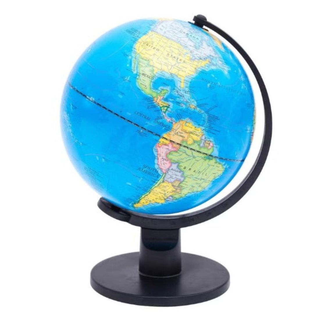 AKDC World Globe Educational Political Map Swivel Rotating Desk Top Globe - Geography Learning Home School Office Decoration - Diameter 25Cm - Al Kabayel Discount CentreAKDC World Globe Educational Political Map Swivel Rotating Desk Top Globe - Geography Learning Home School Office Decoration - Diameter 25CmEducational ToysAKDCAl Kabayel Discount Centre