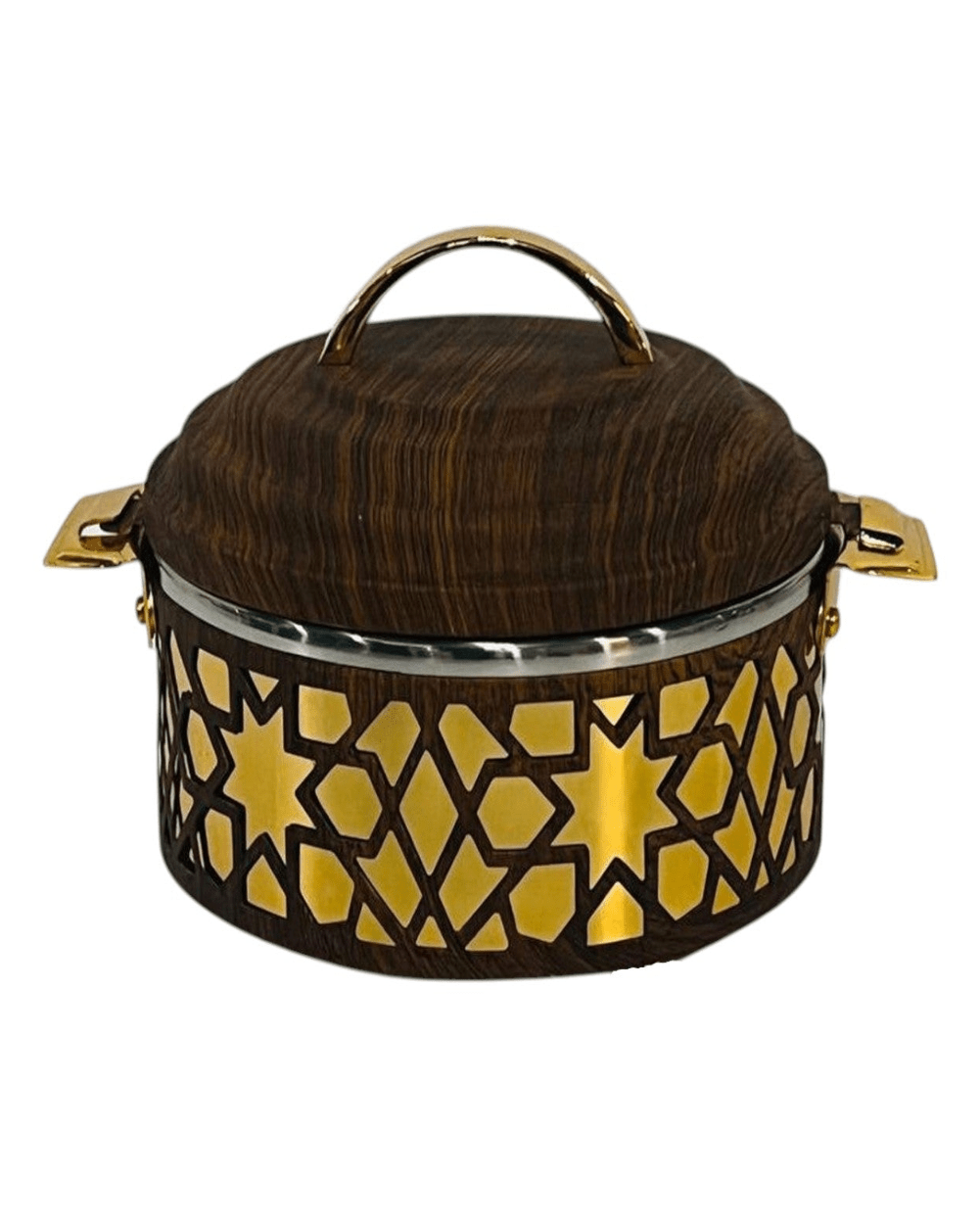 AL HABBAI Hotpot Medium Size, Wood and Gold - Al Kabayel Discount CentreAL HABBAI Hotpot Medium Size, Wood and GoldCasseroles & Stock PotsAl Kabayel Discount CentreAl Kabayel Discount Centre