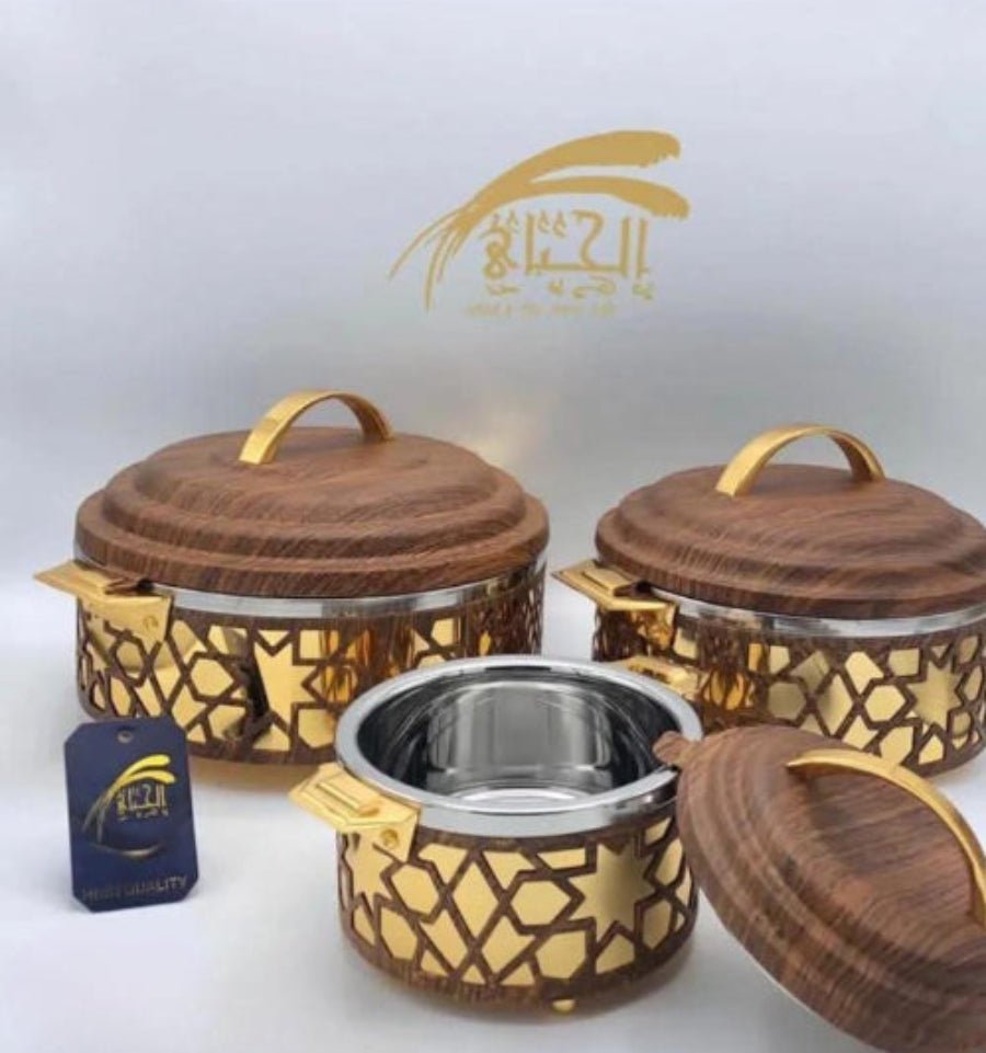 AL HABBAI Hotpot Medium Size, Wood and Gold - Al Kabayel Discount CentreAL HABBAI Hotpot Medium Size, Wood and GoldCasseroles & Stock PotsAl Kabayel Discount CentreAl Kabayel Discount Centre