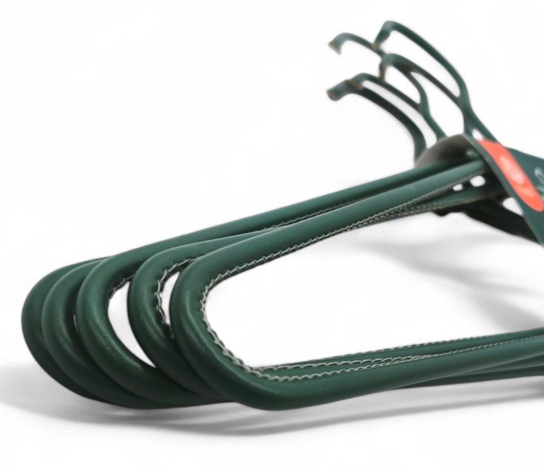 Al Kabayel Pu Leather Coated Wire Hangers – Set of 5 Green - Al Kabayel Discount CentreAl Kabayel Pu Leather Coated Wire Hangers – Set of 5 GreenOrganizers & AccessoriesAKDCAl Kabayel Discount Centre