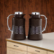 Almarjan 2 Pieces Vacuum Flask Set Brown & Silver - GT112AB - 100 BR/C - Al Kabayel Discount CentreAlmarjan 2 Pieces Vacuum Flask Set Brown & Silver - GT112AB - 100 BR/CThermosALMARJANAl Kabayel Discount Centre