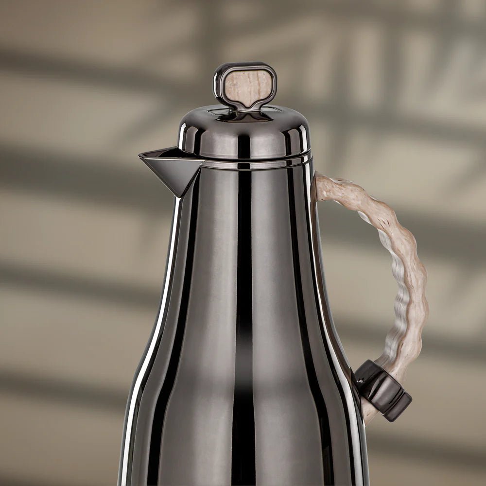 Almarjan 2 Pieces Vacuum Flask Set, Gun Black & Travertine Marble - Al Kabayel Discount CentreAlmarjan 2 Pieces Vacuum Flask Set, Gun Black & Travertine MarbleThermosALMARJANAl Kabayel Discount Centre