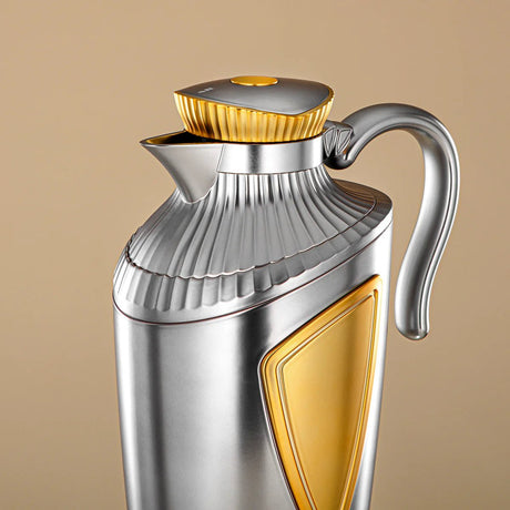 Almarjan 2 Pieces Vacuum Flask Set Matt Silver & Gold - UWP - 0700/1000 E23E22 - Al Kabayel Discount CentreAlmarjan 2 Pieces Vacuum Flask Set Matt Silver & Gold - UWP - 0700/1000 E23E22ThermosALMARJANAl Kabayel Discount Centre