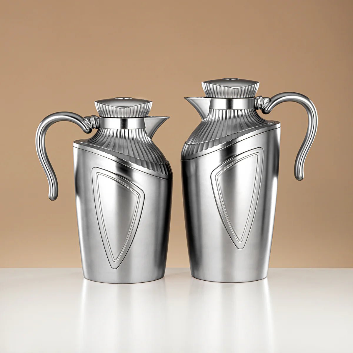 Almarjan 2 Pieces Vacuum Flask Set Matt Silver - UWP - 0700/1000 E23 - Al Kabayel Discount CentreAlmarjan 2 Pieces Vacuum Flask Set Matt Silver - UWP - 0700/1000 E23ThermosALMARJANAl Kabayel Discount Centre