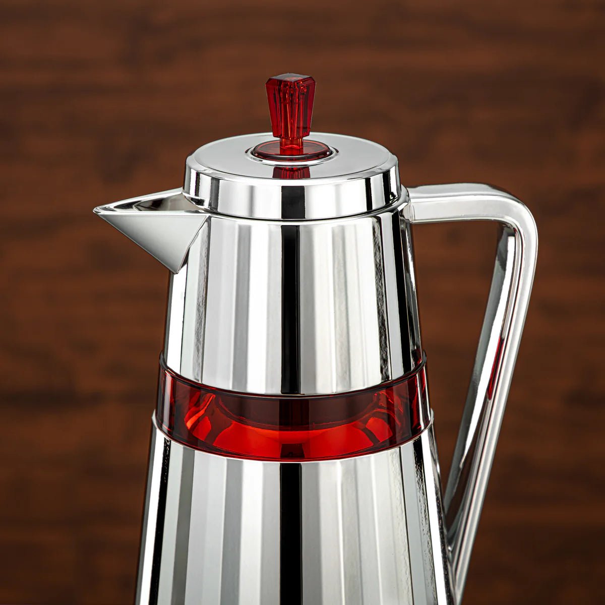 Almarjan 2 Pieces Vacuum Flask Set Silver & Red 1 Liter And 0.7 Liter - Al Kabayel Discount CentreAlmarjan 2 Pieces Vacuum Flask Set Silver & Red 1 Liter And 0.7 LiterThermosALMARJANAl Kabayel Discount Centre