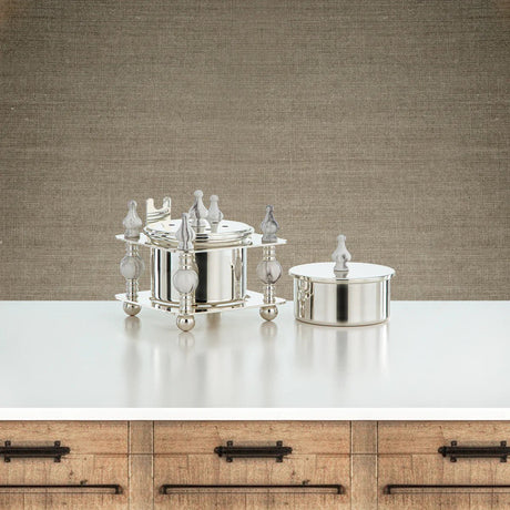 Almarjan 2pc Incense Burner, Durable Metal Body, Silver, HM4114 - S - Al Kabayel Discount CentreAlmarjan 2pc Incense Burner, Durable Metal Body, Silver, HM4114 - SHome Décor AccentsALMARJANAl Kabayel Discount Centre