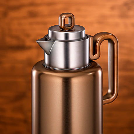 Almarjan 2pcs Vacuum flask Set 0.5 liter + 1 liter matt rose gold & matt nickel (FG815 - 050/100 MRG/MNI) - Al Kabayel Discount CentreAlmarjan 2pcs Vacuum flask Set 0.5 liter + 1 liter matt rose gold & matt nickel (FG815 - 050/100 MRG/MNI)ThermosALMARJANAl Kabayel Discount Centre