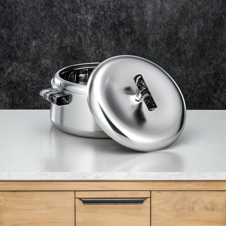 Almarjan 3 - Piece ABS Hot Pot Set – Matt Silver & Black Marble Finish, 1L + 2.5L + 3L Thermal Casseroles - Al Kabayel Discount CentreAlmarjan 3 - Piece ABS Hot Pot Set – Matt Silver & Black Marble Finish, 1L + 2.5L + 3L Thermal CasserolesCasserolesALMARJANAl Kabayel Discount Centre