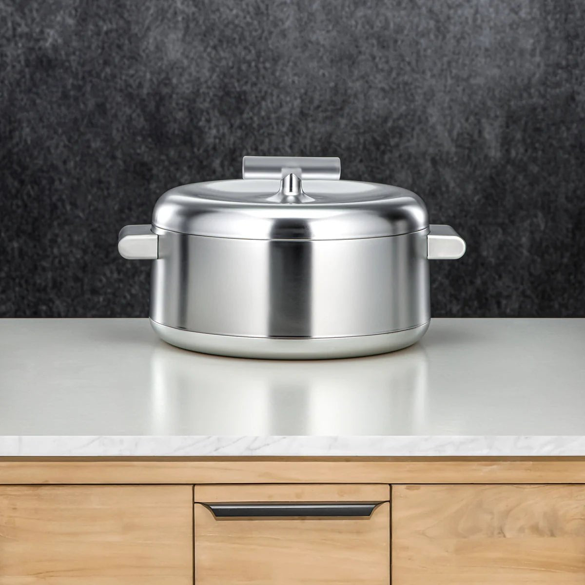 Almarjan 3 - Piece Insulated Hot Pot Set – 1L, 2.5L & 3L Matt Silver with Frost Finish, Food Warmer Collection - Al Kabayel Discount CentreAlmarjan 3 - Piece Insulated Hot Pot Set – 1L, 2.5L & 3L Matt Silver with Frost Finish, Food Warmer CollectionCasserolesALMARJANAl Kabayel Discount Centre