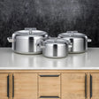 Almarjan 3 - Piece Insulated Hot Pot Set – 1L, 2.5L & 3L Matt Silver with Frost Finish, Food Warmer Collection - Al Kabayel Discount CentreAlmarjan 3 - Piece Insulated Hot Pot Set – 1L, 2.5L & 3L Matt Silver with Frost Finish, Food Warmer CollectionCasserolesALMARJANAl Kabayel Discount Centre