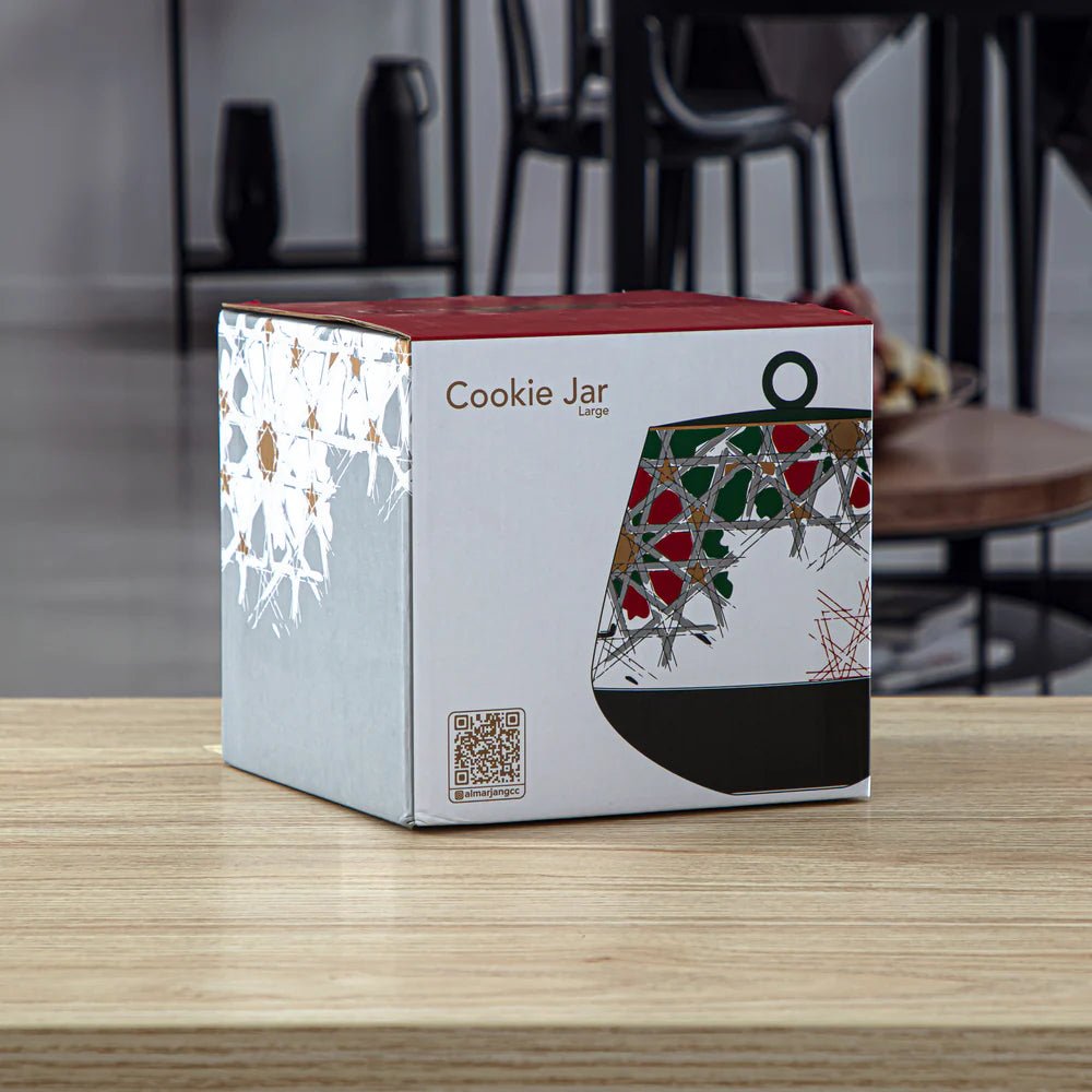 Almarjan Fonon Collection Porcelain Candy Jar 1800ml - 6748 - Al Kabayel Discount CentreAlmarjan Fonon Collection Porcelain Candy Jar 1800ml - 6748Jars & Food SaversALMARJANAl Kabayel Discount Centre