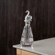 Almarjan Perfume Bottle 200ML (VR - D41 - 5 - Silver) - Glass with Swan Knob - Al Kabayel Discount CentreAlmarjan Perfume Bottle 200ML (VR - D41 - 5 - Silver) - Glass with Swan KnobHome Décor AccentsALMARJANAl Kabayel Discount Centre