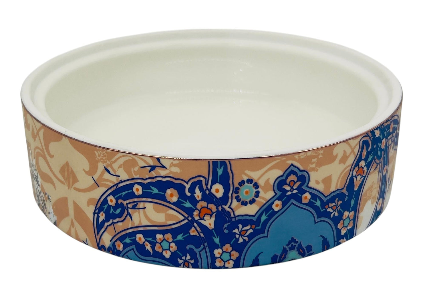 Almarjan Round Ceramic Candy Bowl with Lid 18cm, Multicolor - 3585 - Al Kabayel Discount CentreAlmarjan Round Ceramic Candy Bowl with Lid 18cm, Multicolor - 3585BowlsALMARJANAl Kabayel Discount Centre