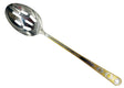 Almarjan Stainless Steel Slotted Spoon 36cm*7cm, Silver/Gold, CUT0010247 - Al Kabayel Discount CentreAlmarjan Stainless Steel Slotted Spoon 36cm*7cm, Silver/Gold, CUT0010247Cookware AccessoriesALMARJANAl Kabayel Discount Centre