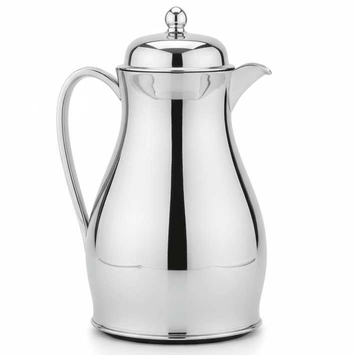 Almarjan Standard Silver Thermal Flask, Durable Double Wall Insulated Beverage Container – 1 Liter - Al Kabayel Discount CentreAlmarjan Standard Silver Thermal Flask, Durable Double Wall Insulated Beverage Container – 1 LiterThermosALMARJANAl Kabayel Discount Centre