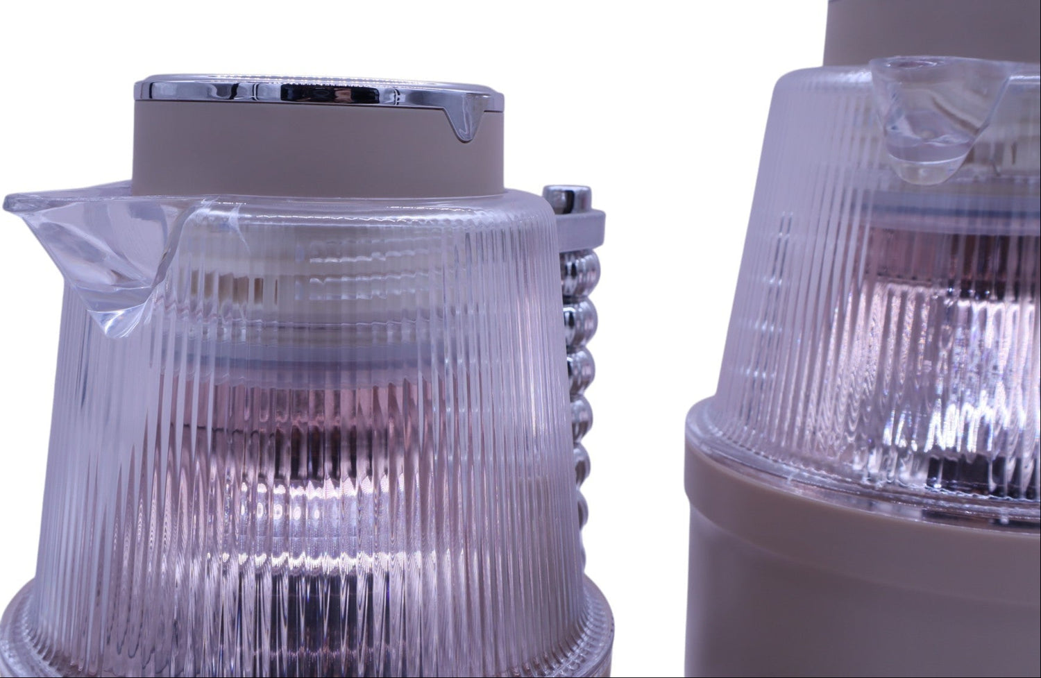 Almarjan Vacuum Flask 700Ml+1L Ivory Colored Transparent Gold - Al Kabayel Discount CentreAlmarjan Vacuum Flask 700Ml+1L Ivory Colored Transparent GoldThermosALMARJANAl Kabayel Discount Centre