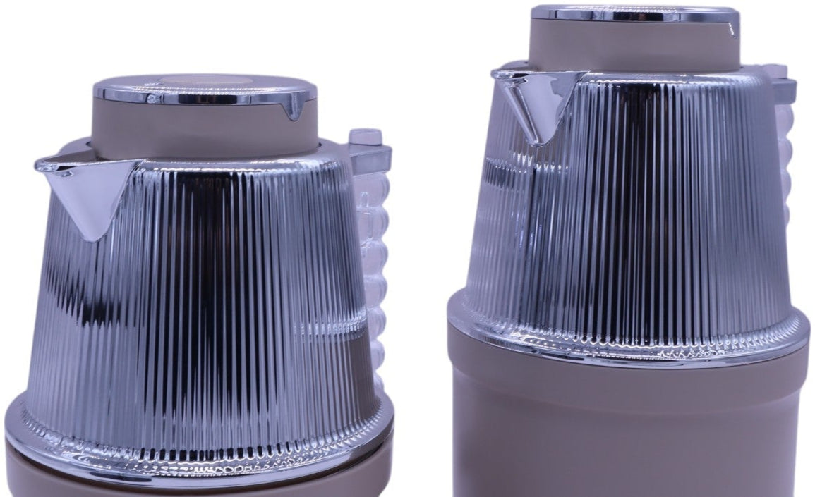 Almarjan Vacuum Flask 700Ml+1L Light Khaki Silver Plated - Al Kabayel Discount CentreAlmarjan Vacuum Flask 700Ml+1L Light Khaki Silver PlatedThermosALMARJANAl Kabayel Discount Centre