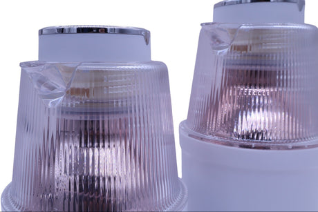 Almarjan Vacuum Flask 700Ml+1L White With Transparent Silver - Al Kabayel Discount CentreAlmarjan Vacuum Flask 700Ml+1L White With Transparent SilverThermosALMARJANAl Kabayel Discount Centre