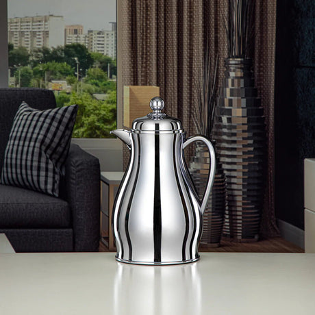 Almarjan Vacuum Flask Metal Body with Glass Liner 0.5L Silver (RPA - 050 - S) - Al Kabayel Discount CentreAlmarjan Vacuum Flask Metal Body with Glass Liner 0.5L Silver (RPA - 050 - S)ThermosALMARJANAl Kabayel Discount Centre