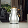 Almarjan Vacuum Flask Metal Body with Glass Liner 1L Matt Silver & Gold (RPA - 100 - MSG) - Al Kabayel Discount CentreAlmarjan Vacuum Flask Metal Body with Glass Liner 1L Matt Silver & Gold (RPA - 100 - MSG)ThermosALMARJANAl Kabayel Discount Centre