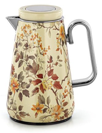 Almarjan XL01 - ART16 Vacuum Flask – 0.7L – Beige with Floral Design - Al Kabayel Discount CentreAlmarjan XL01 - ART16 Vacuum Flask – 0.7L – Beige with Floral DesignThermosALMARJANAl Kabayel Discount Centre